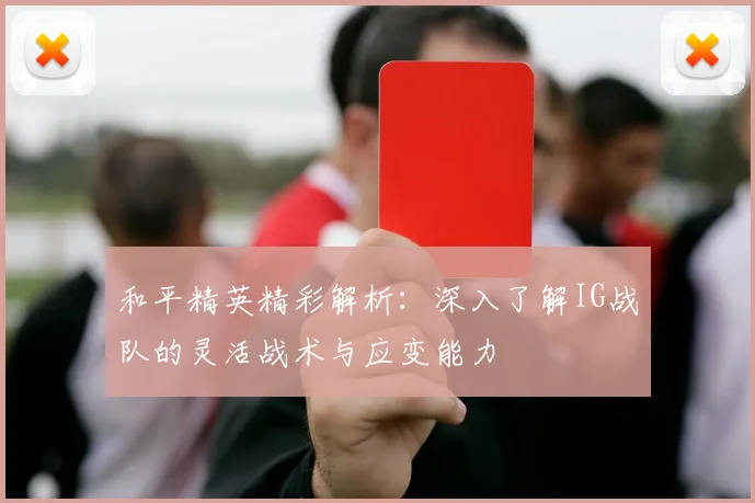 和平精英精彩解析：深入了解IG战队的灵活战术与应变能力